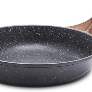 SENSARTE Nonstick Frying Pan Skillet, Swiss Granite Coating Omelette Pan
