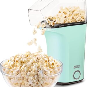DASH Hot Air Popcorn Popper Maker with Measuring Cup to Portion Popping Corn Kernels + Melt Butter, 16 Cups