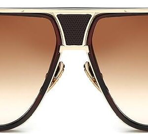 Aviator Sunglasses for Men 100% UV Protection Goggle Alloy Frame with Case