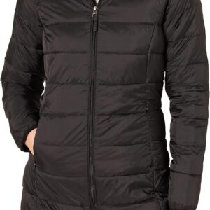 Amazon Essentials Women's Lightweight Full-Zip Water-Resistant Hooded